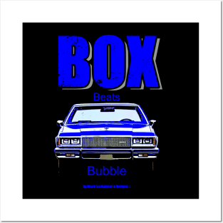 Caprice Box Beats Bubble Royal Blue Posters and Art